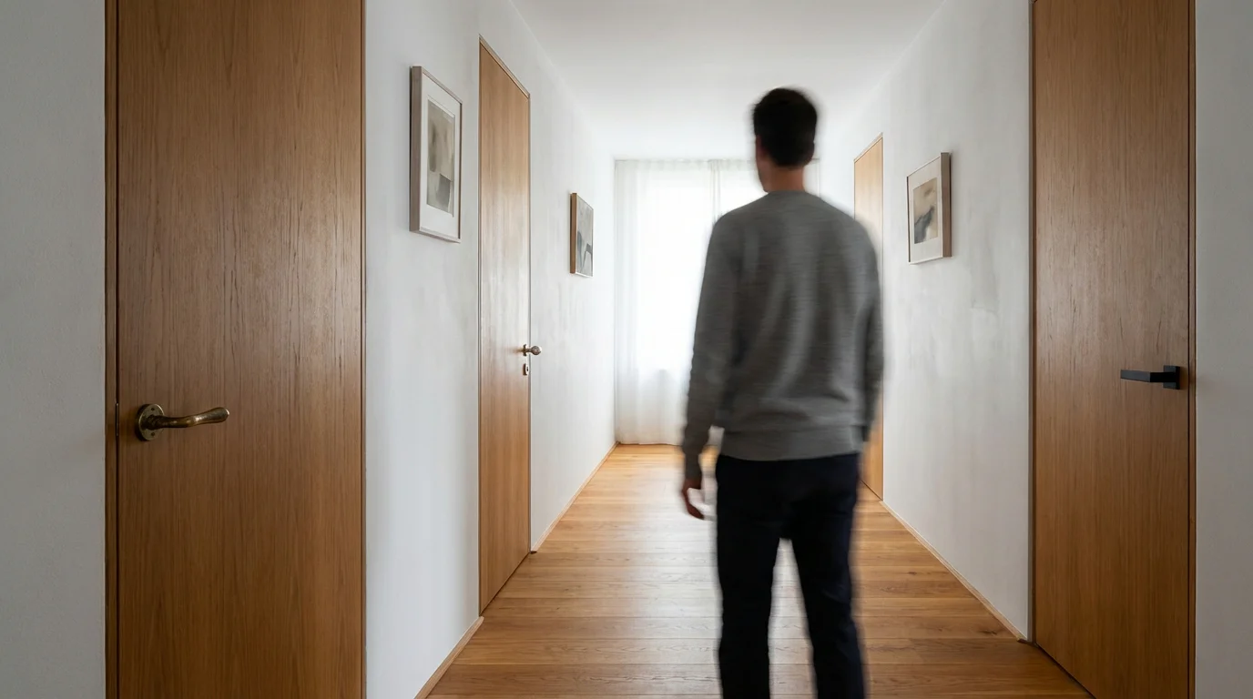 Multiple door handles representing different self-exclusion options